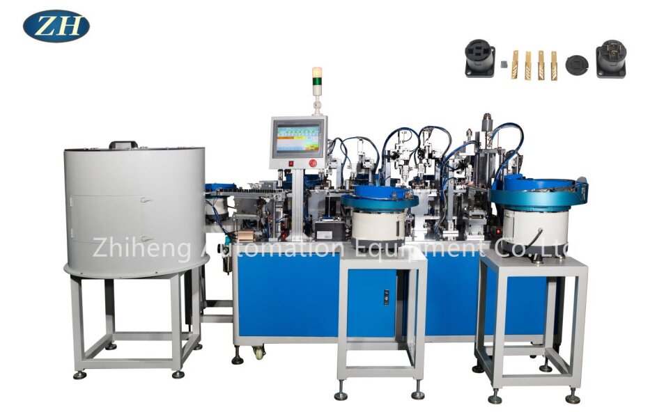 Saluran mesin perakitan insert otomatis akurasi tinggi