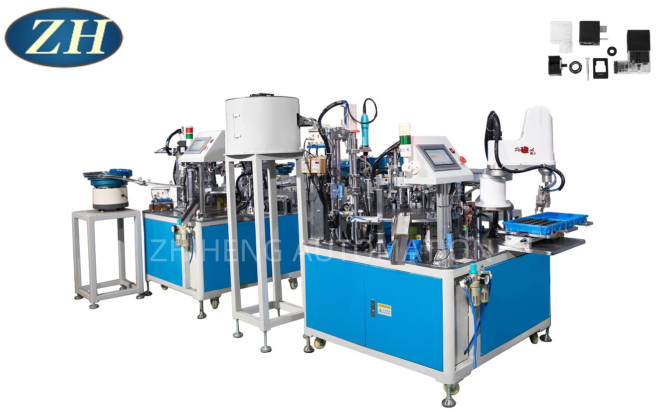 Jalur mesin perakitan katup solenoid keamanan yang baik